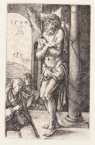Albrecht Dürer, Christus som smertensmand, stående med korslagte arme
