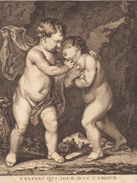 J.F. Clemens, L'enfant qui joue avec l'Amour