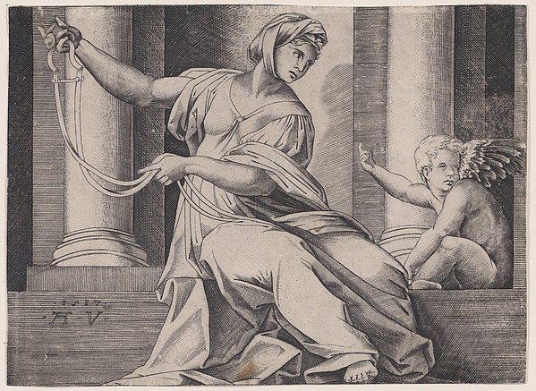 Agostino Veneziano (Agostino dei Musi), Temperance