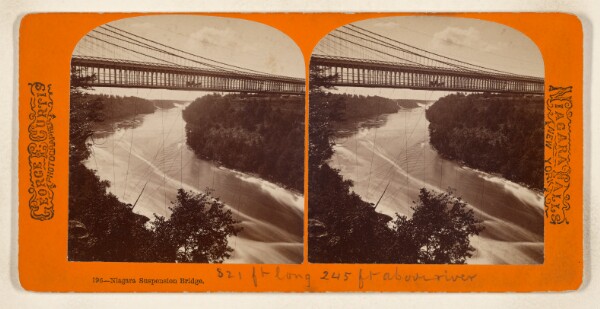 George E. Curtis, Niagara Suspension Bridge. [Niagara Falls, N.Y.]