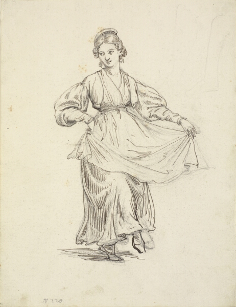 Wilhelm Marstrand, Dansende pige