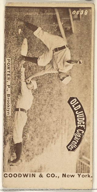 Goodwin & Company, Porter, Pitcher, Brooklyn, from the Old Judge series (N172) for Old Judge Cigarettes