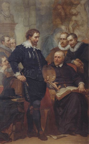 Nicaise De Keyser, Peter Paul Rubens in his Studio