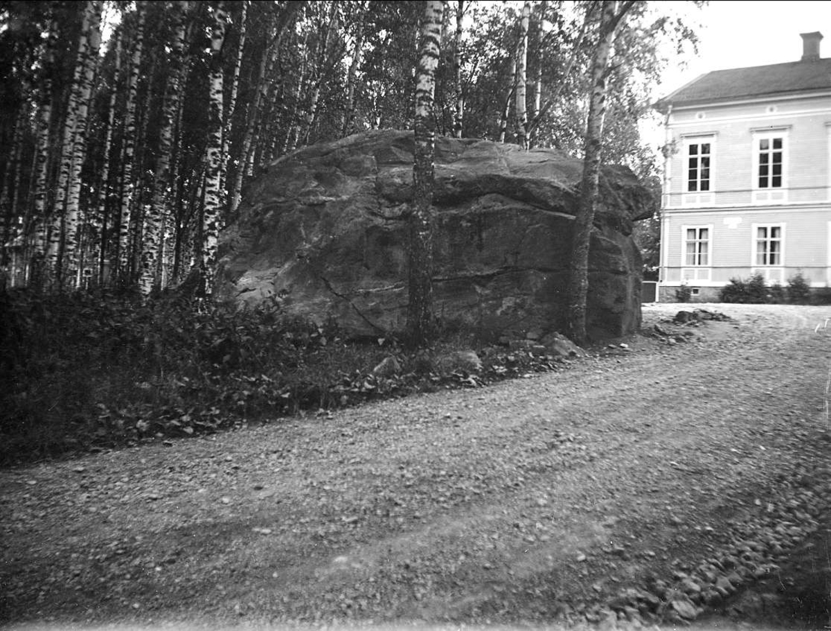 August Fredrik Schagerström, Flyttblock i Skutskär, Älvkarleby socken, Uppland augusti 1924