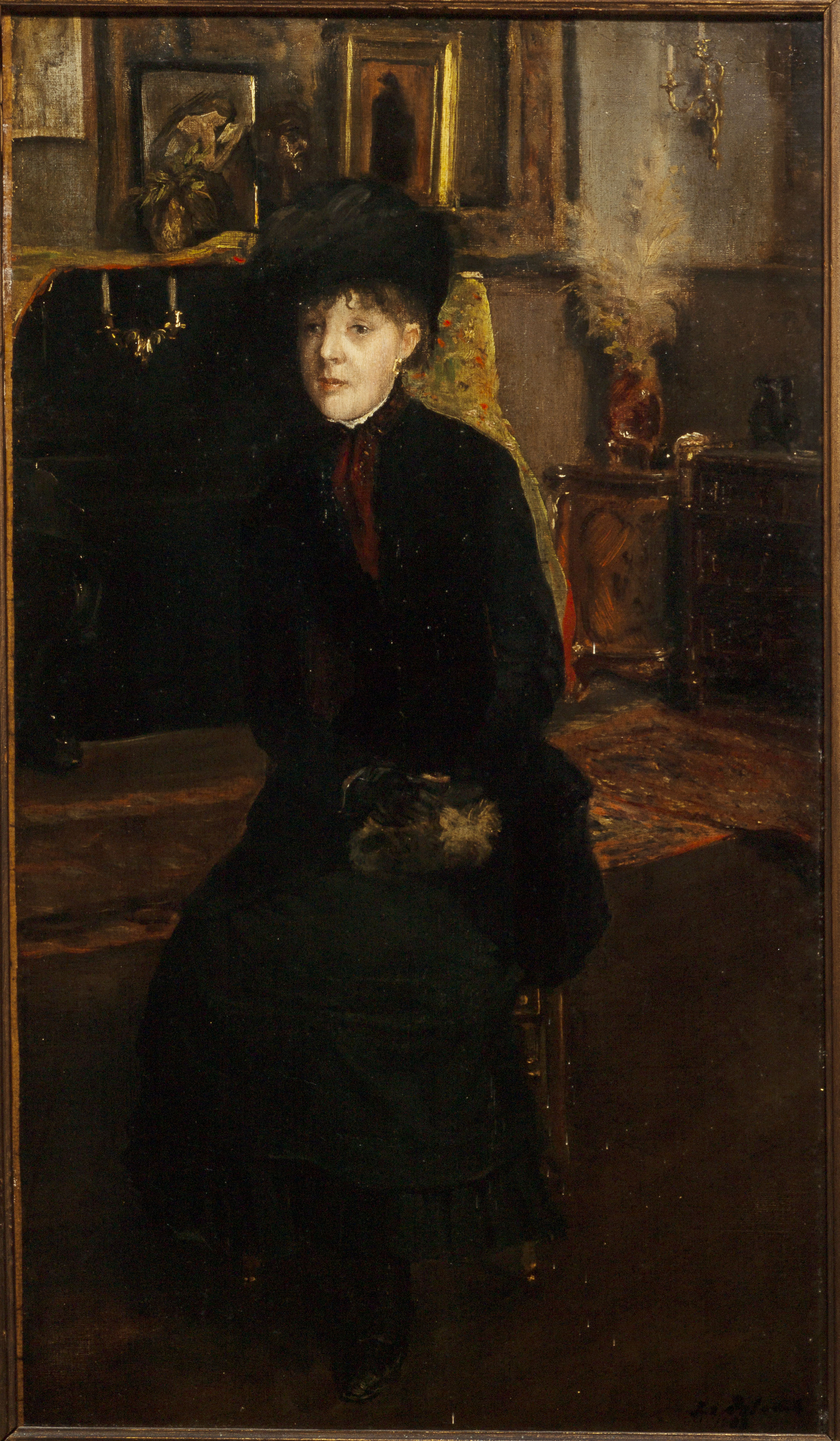 Jacques-Émile Blanche, Portrait de Mary Cassat (1845-1926), peintre