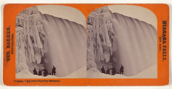 George Barker, Niagara - View from Top of Ice Mountain.