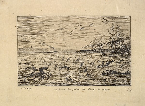 Charles-François Daubigny, The Fish Rejoice in the Departure of the Cabin Boy