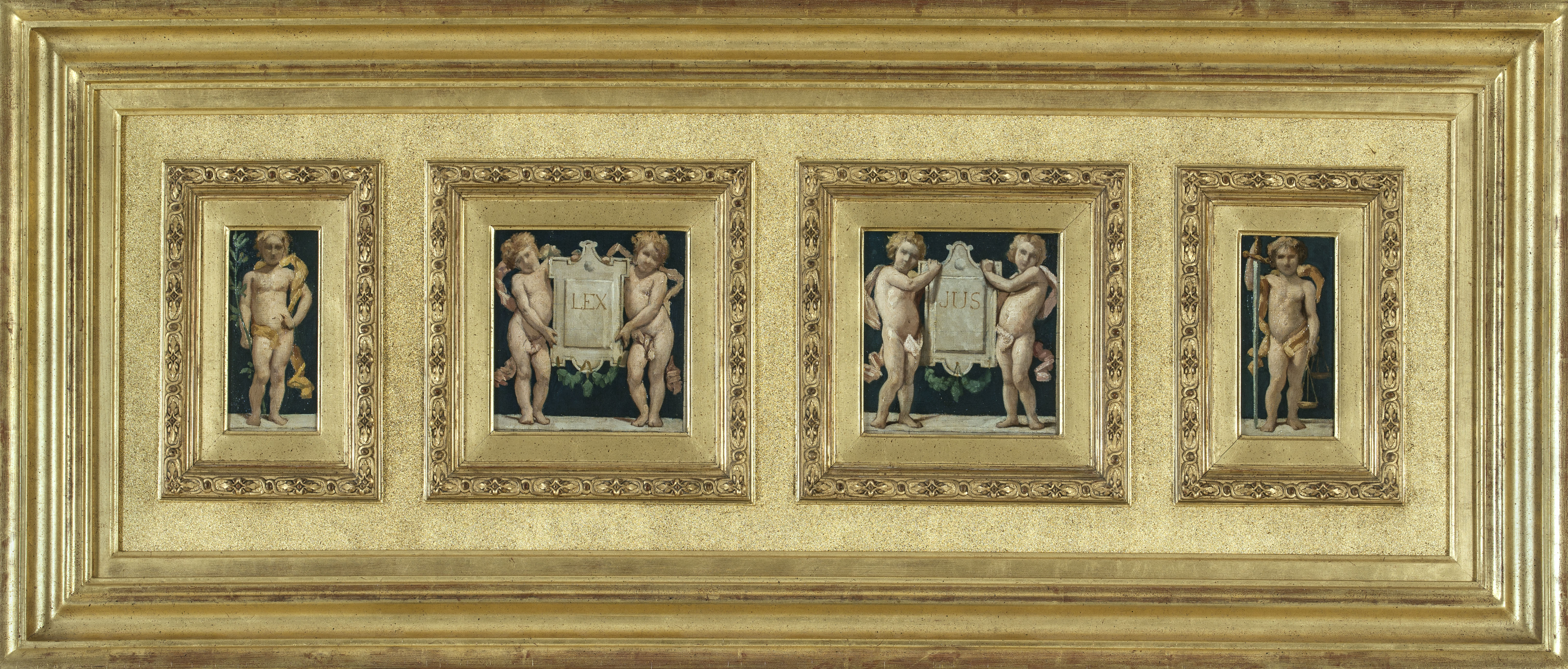 Léon Bonnat, Esquisse pour la salle d'audience de la Cour des Assises du Palais de Justice de Paris : La Paix
