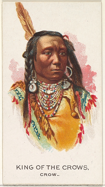 Allen & Ginter, King of the Crows, Crow, from the American Indian Chiefs series (N2) for Allen & Ginter Cigarettes Brands