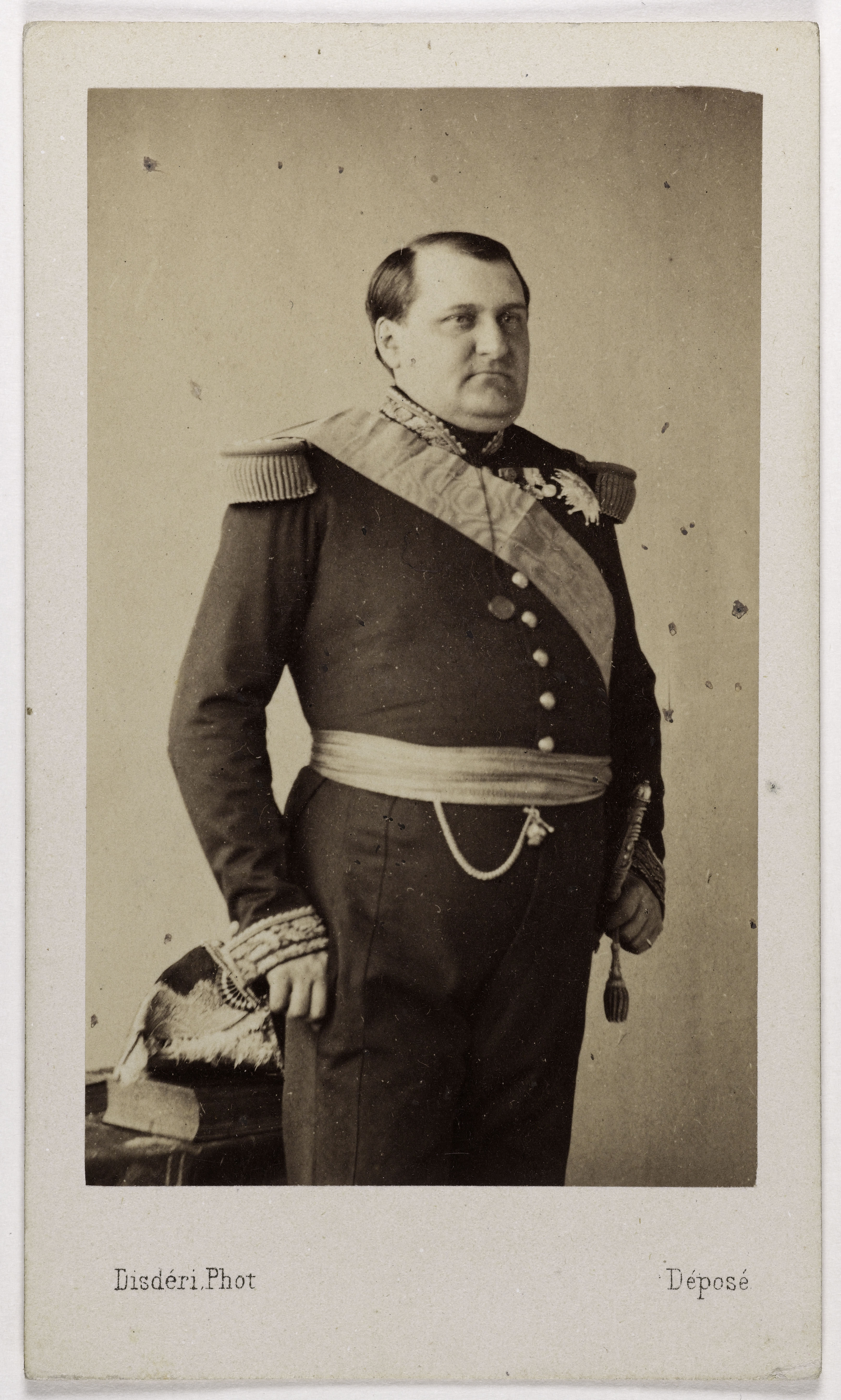 Disderi & Cie, Portrait du Prince Napoléon (né Napoléon Joseph Bonaparte) (1822-1891) (fils du roi Jérôme)