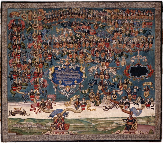 Jonathan Sauter, Allianztafel der Häuser Habsburg und Württemberg