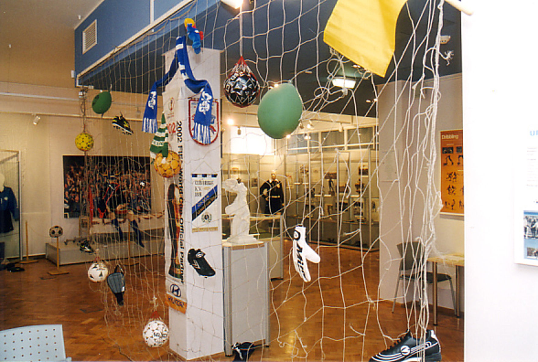 Aldo (author) Bones, Opening of ESM exhibition 'Football is better than...’.
