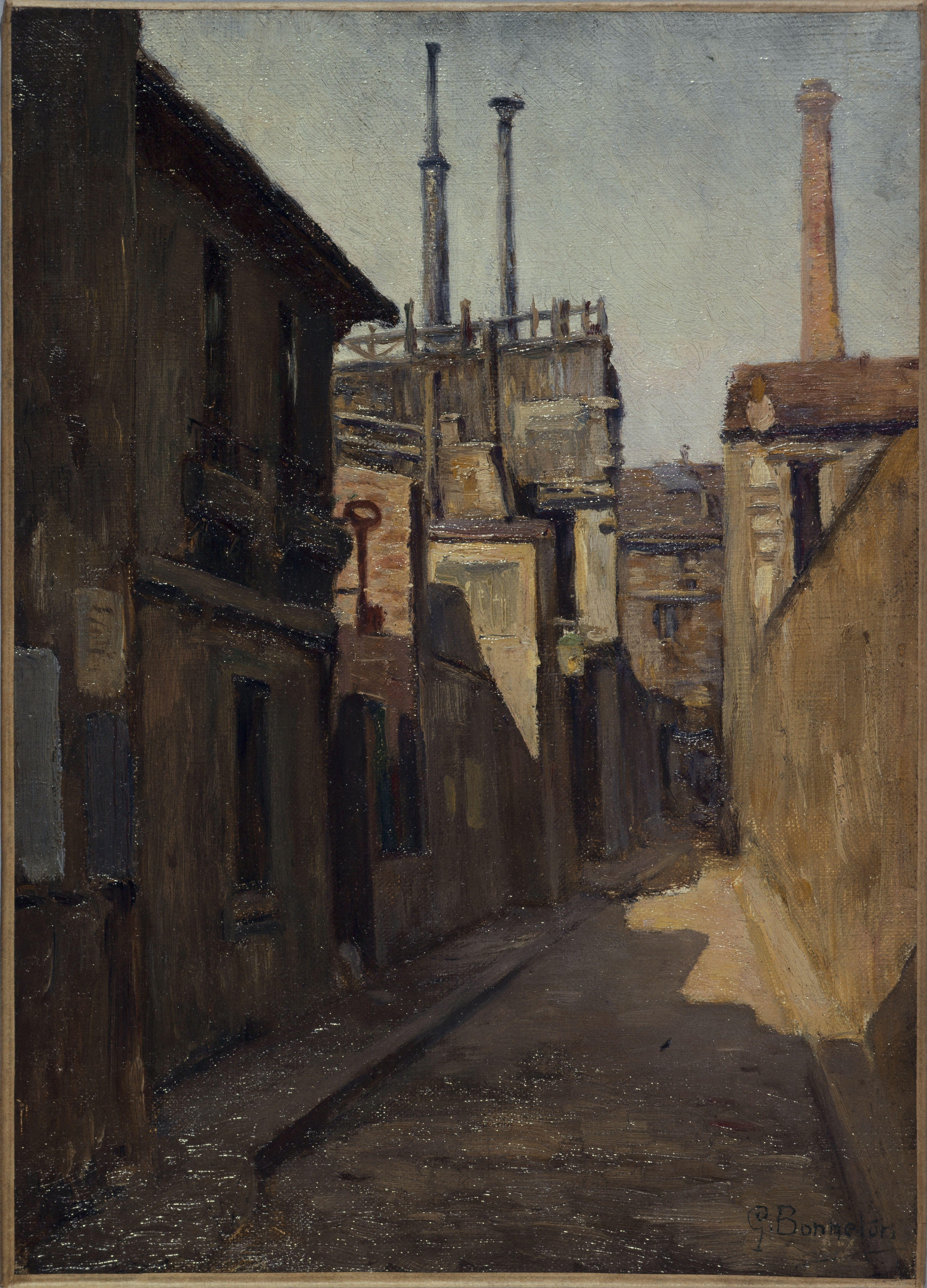 Germain Eugène Bonneton, Entrée du passage Moret, rue des Cordelières
