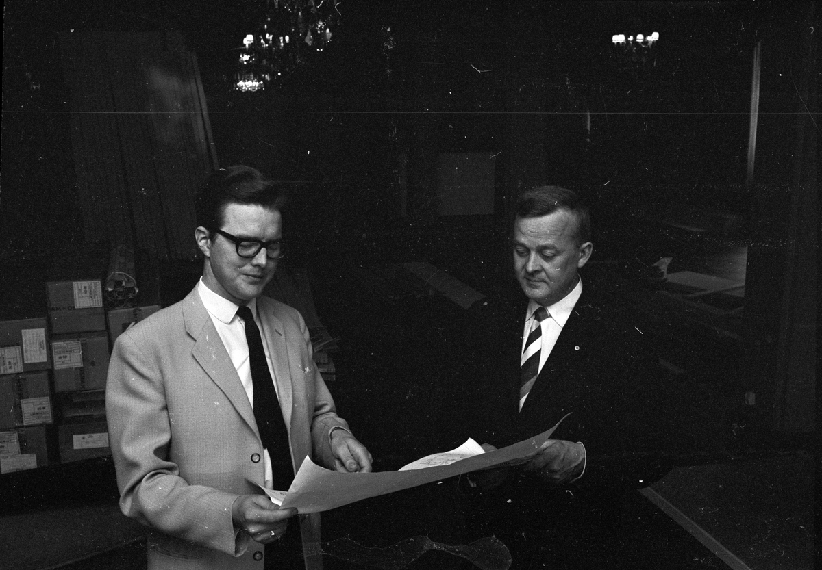 Uppsala-Bild, Uppsala Archdiocese’s 800th Anniversary - “Gillets Dining Room and Barbecue Turn into Expolocal.,” Uppsala May 1964