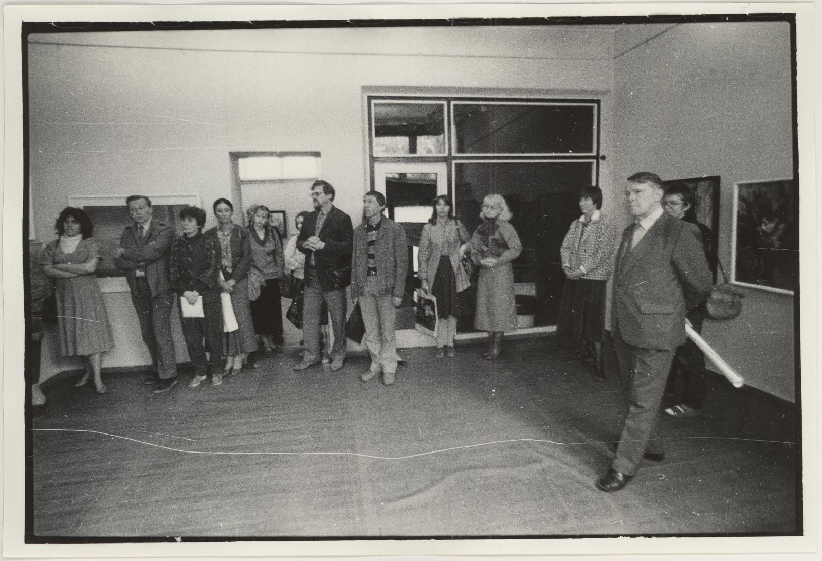 Unknown artist, Opening of Tartu Art Exhibition at TKM 29.05.1987.a