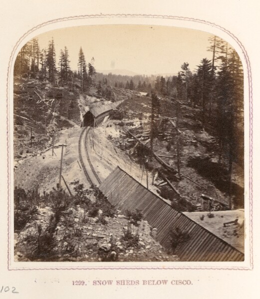 Thomas Houseworth, Snow Sheds Below Cisco