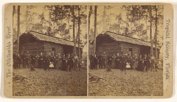 Unknown, Double Pen, Log House [Florida]
