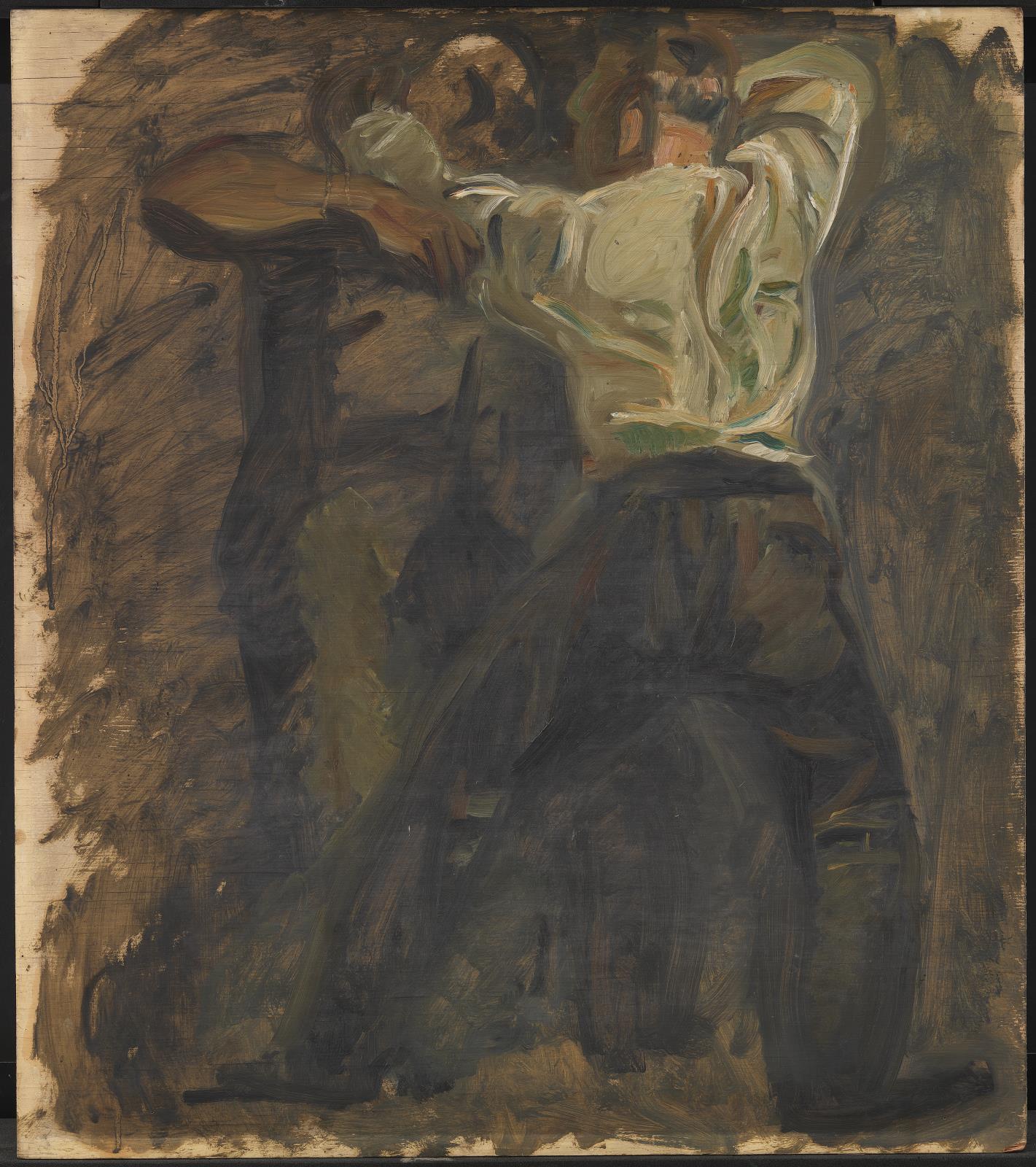 Oluf Hartmann, To mænd, der slås