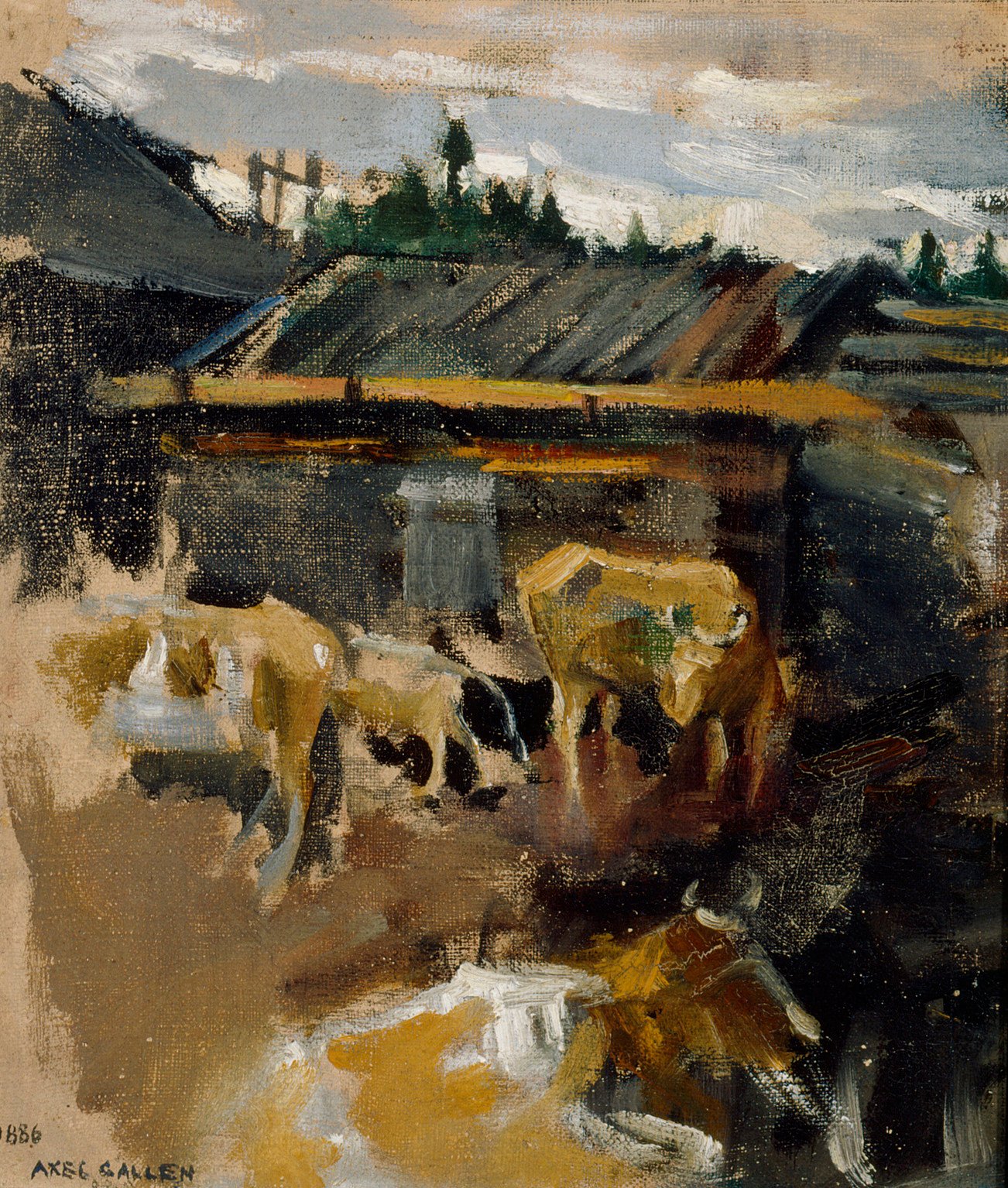Akseli Gallen-Kallela, Corral