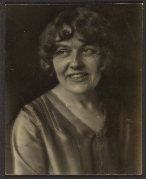 Louis Fleckenstein, [Portrait of a Woman in Satin Shirt]