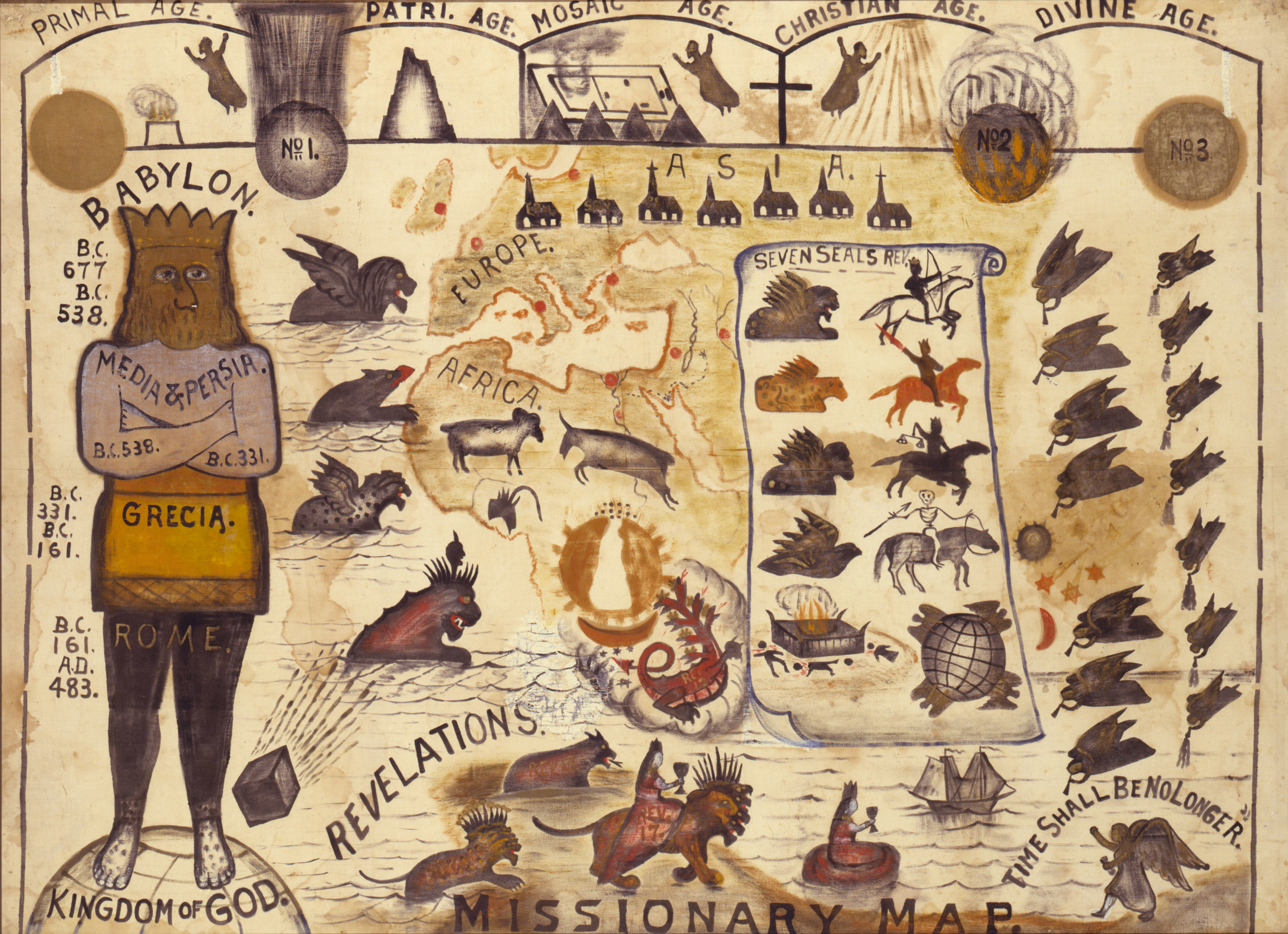 Unidentified, Missionary Map