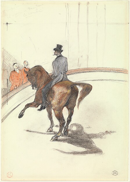 Henri de Toulouse-Lautrec, At the Circus: The Spanish Walk (Au Cirque: Le Pas espagnol)