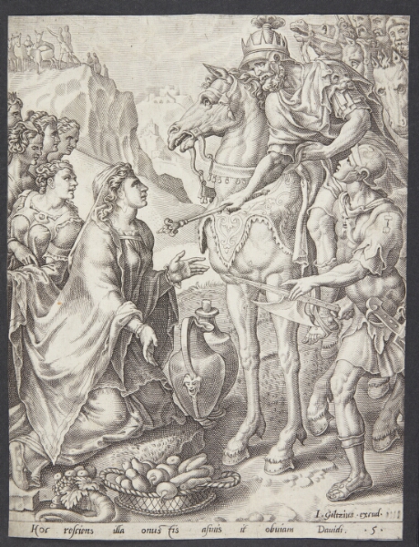 Maarten van Heemskerck, Abigajil formilder David