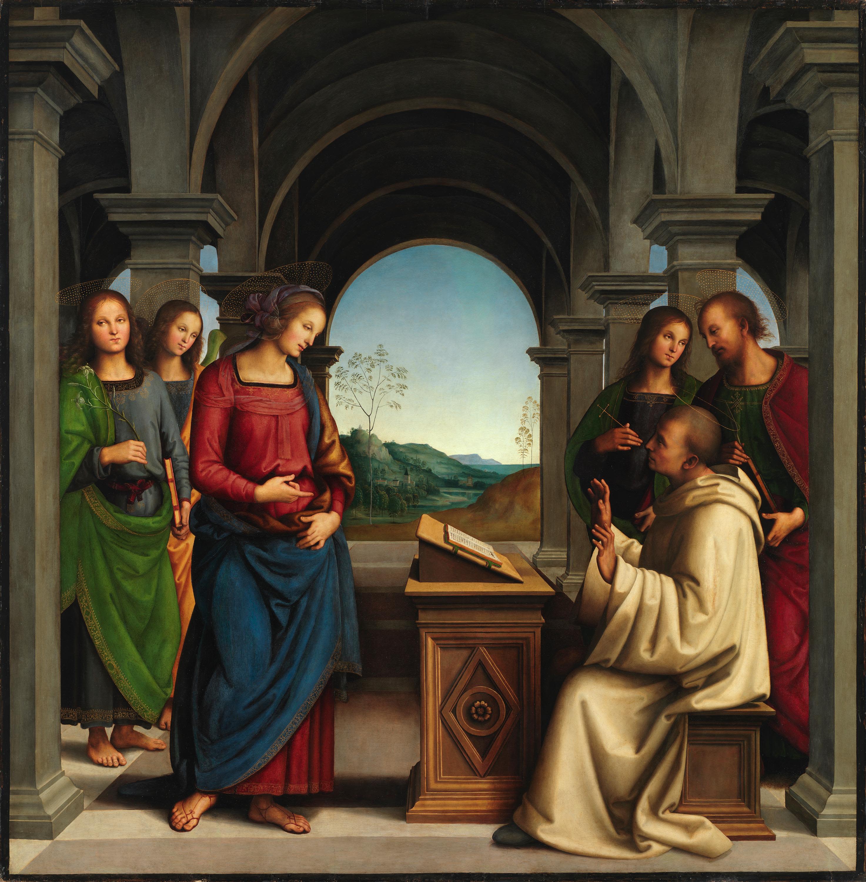 Pietro Perugino, The Vision of Saint Bernard