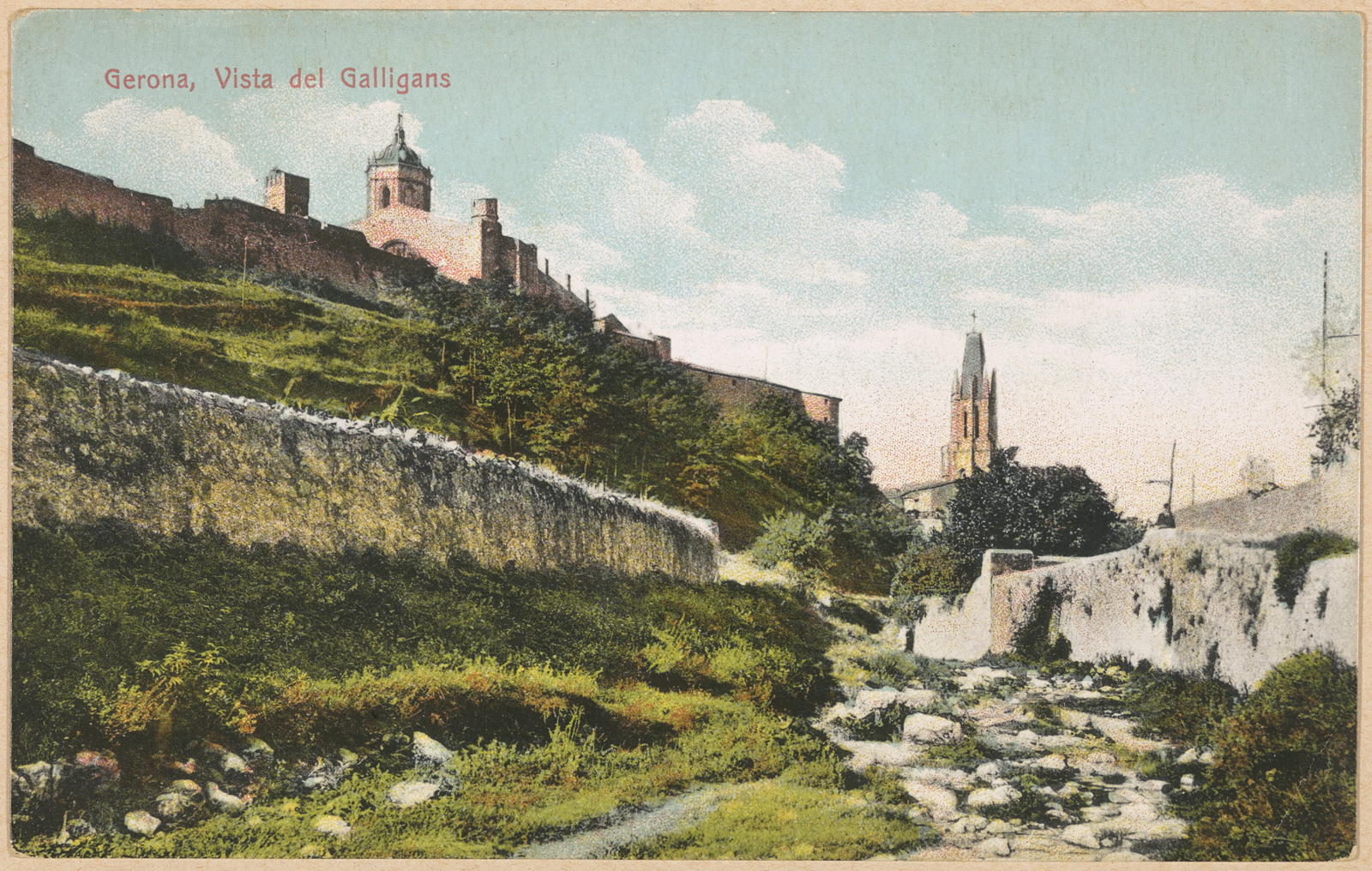 Desconegut, Gerona, Vista del Galligans