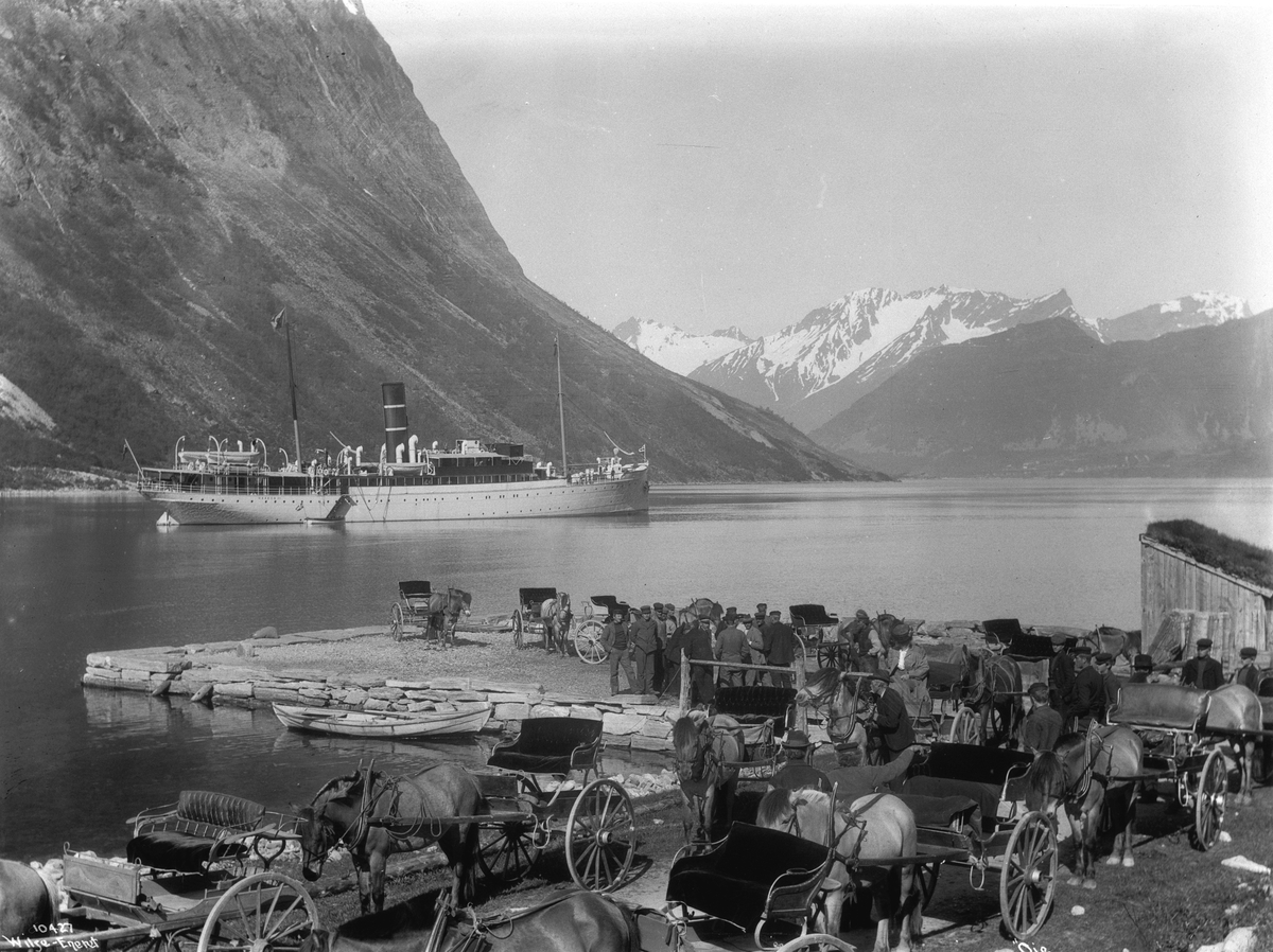 Anders Beer Wilse, Prot: Norangsdalen ved Øie med Håkon VII 1909