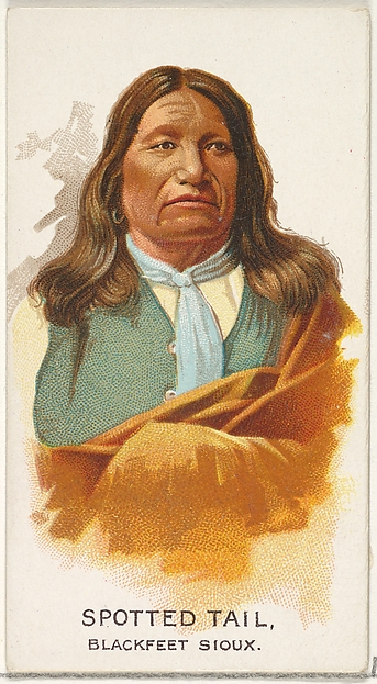 Allen & Ginter, Spotted Tail, Blackfeet Sioux, from the American Indian Chiefs series (N2) for Allen & Ginter Cigarettes Brands