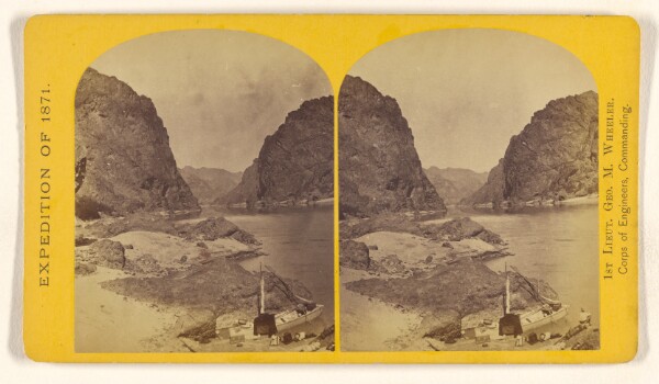 Timothy H. O'Sullivan, Snug Harbor, Black Canon. Halt for the night.