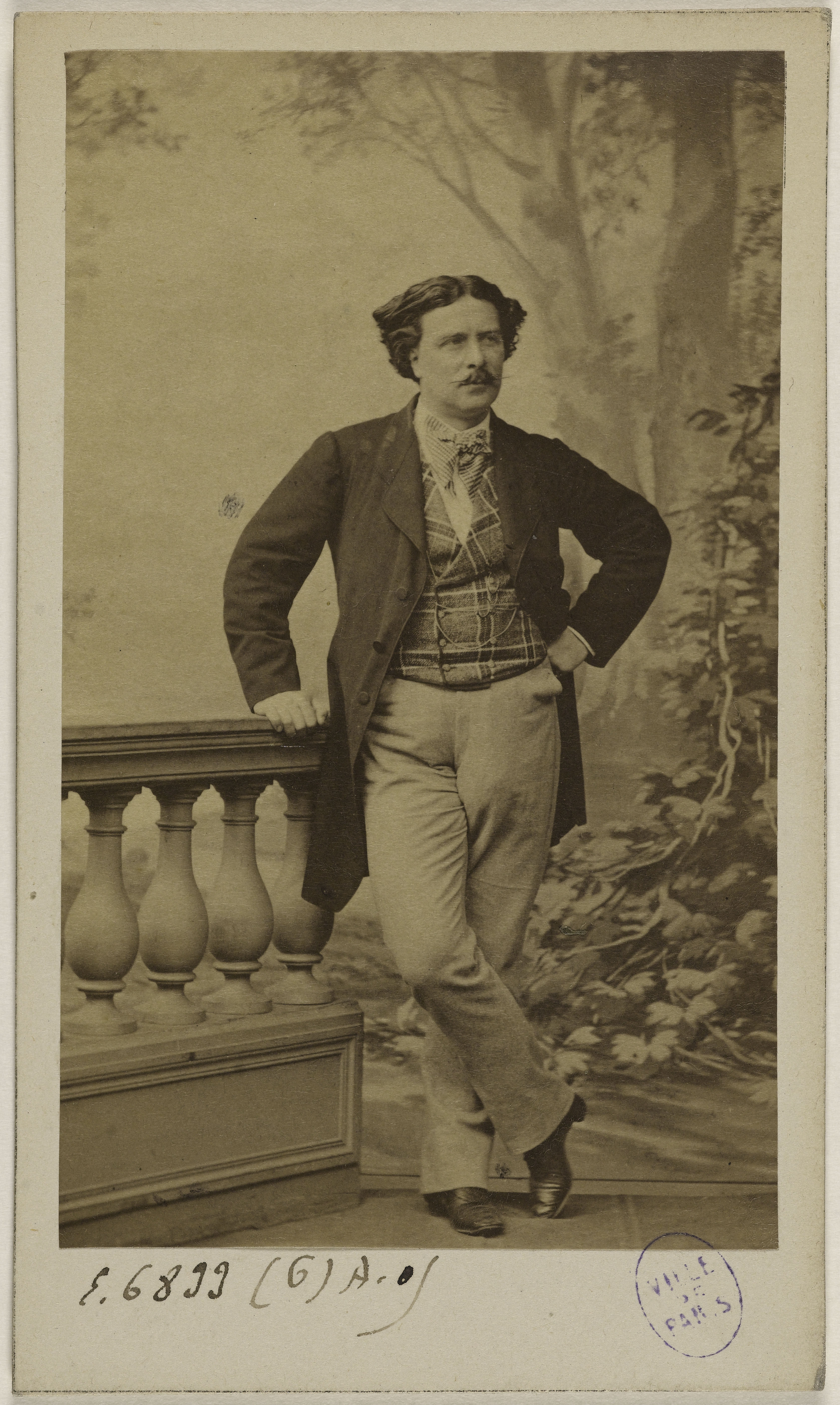 Pierre Petit & Trinquart, Portrait de Bataille, Charles Amable, (1822-1872), (baryton-basse)
