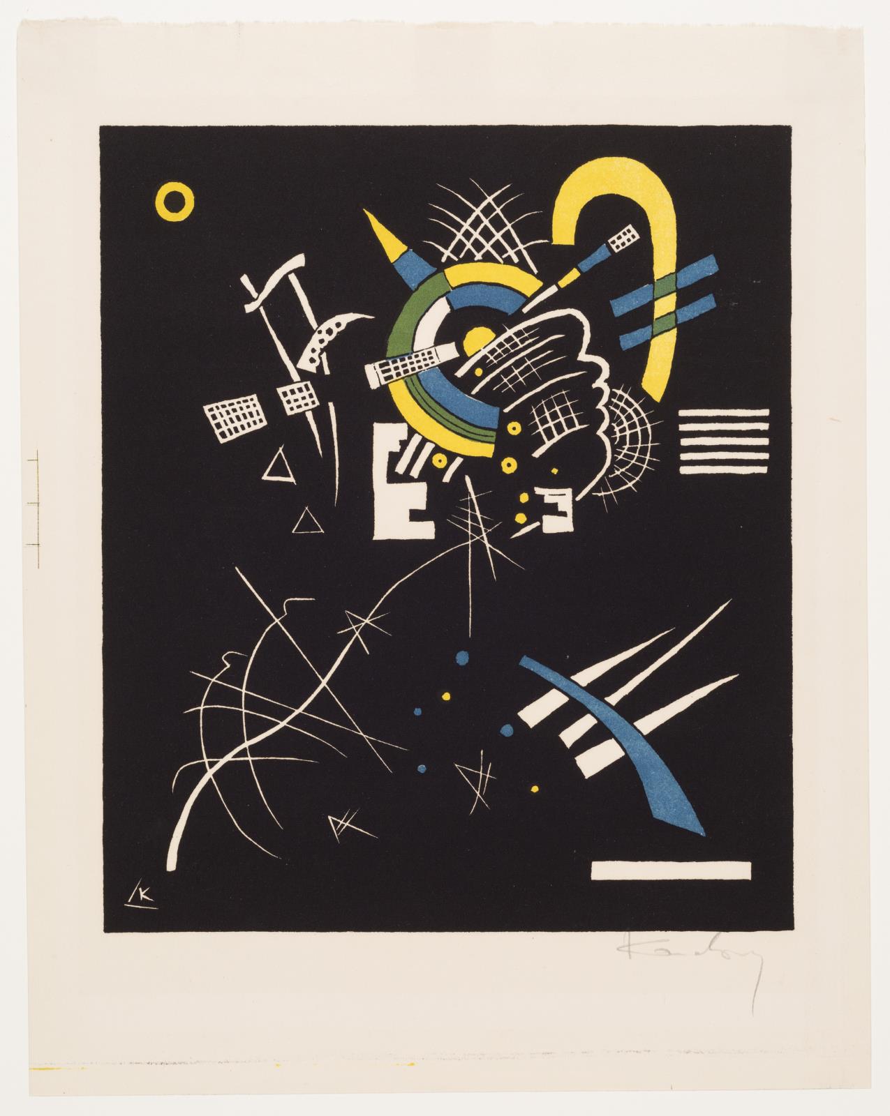 Wassily Kandinsky, Planche VII fra mappen Kleine Welten