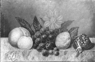 Diëgo Lopez Suasso, Stilleven met fruit en schelp
