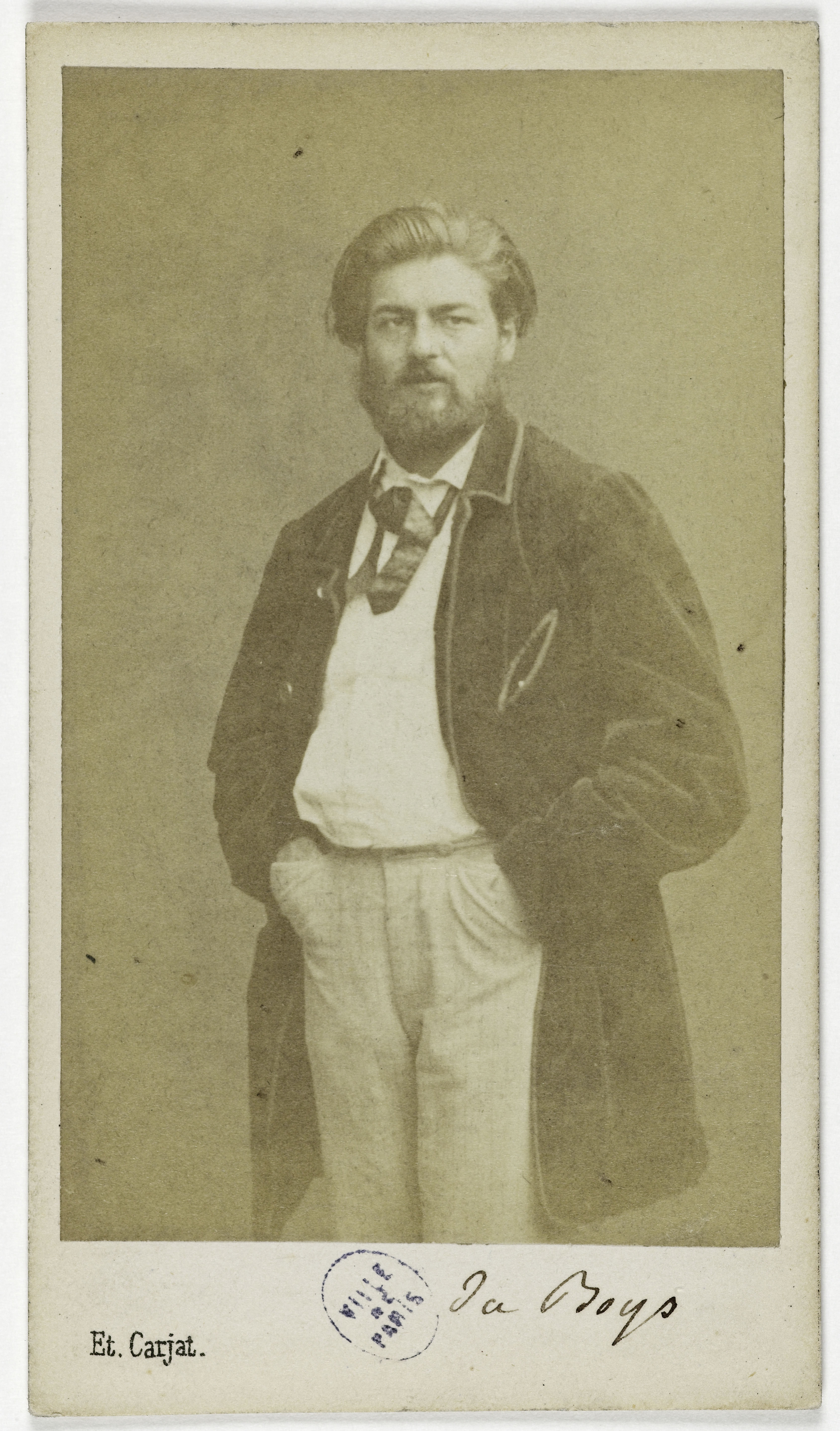 Carjat & Cie, Portrait de Jules Duboys