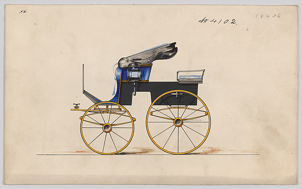 Brewster & Co., Design for Stanhope Phaeton, no. 4102