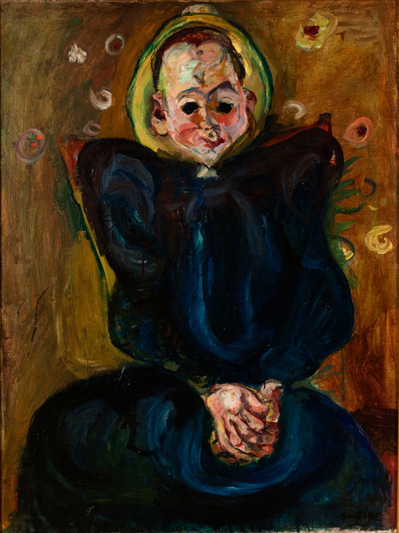 Chaim Soutine, Femme à la robe bleue