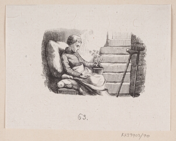 H.P. Hansen, Illustration til "Engelen" i H.C. Andersen, "Eventyr og Historier", Bind 1