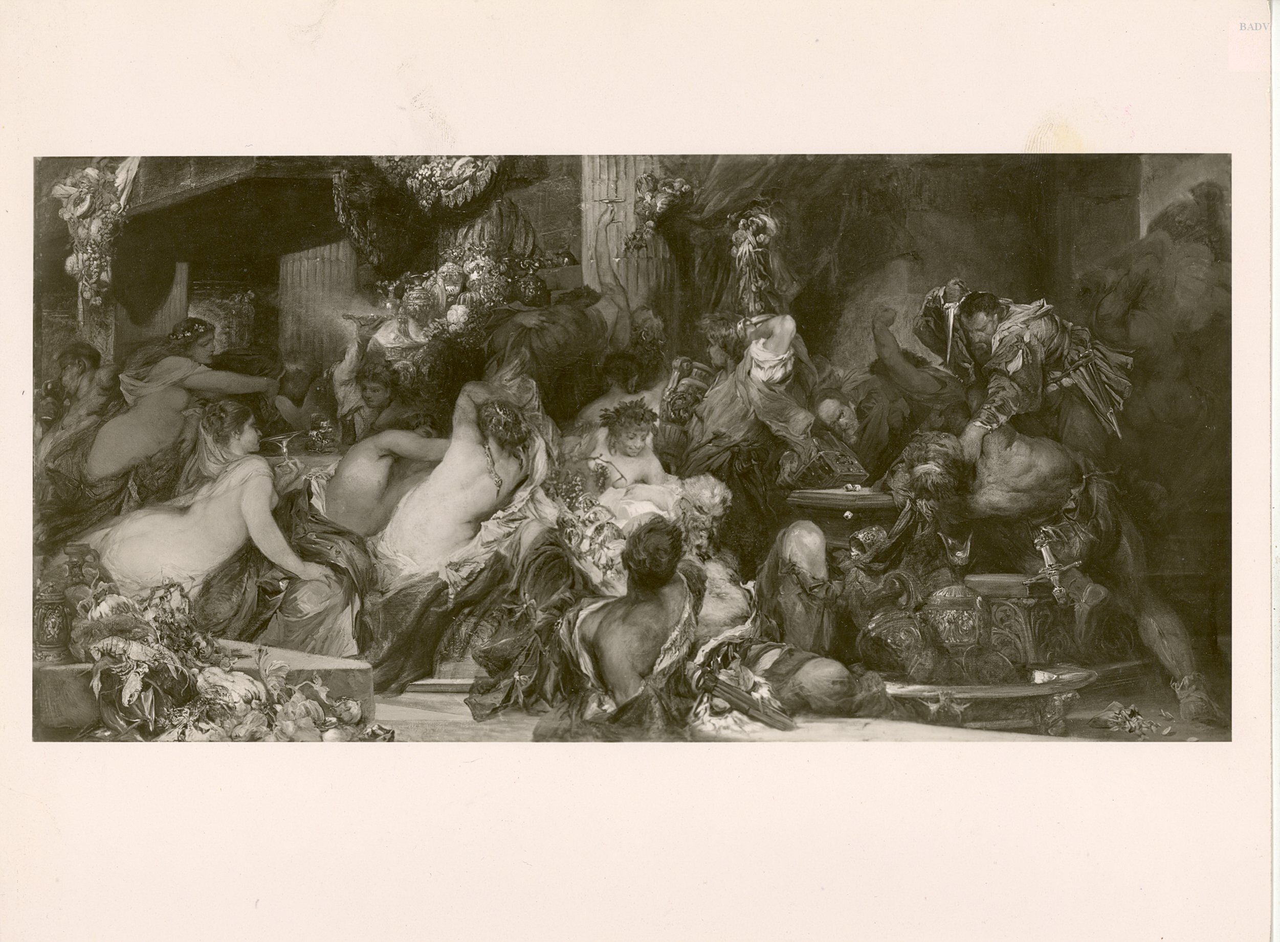 Hans Makart, Die Pest in Florenz, Triptychon