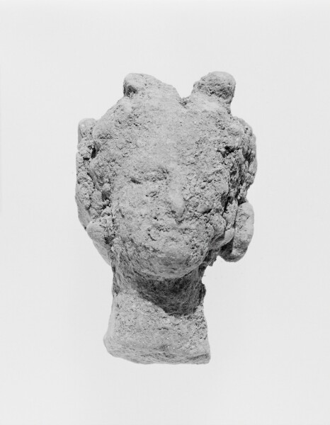Unknown, Head with Melon Coiffure and Wreath