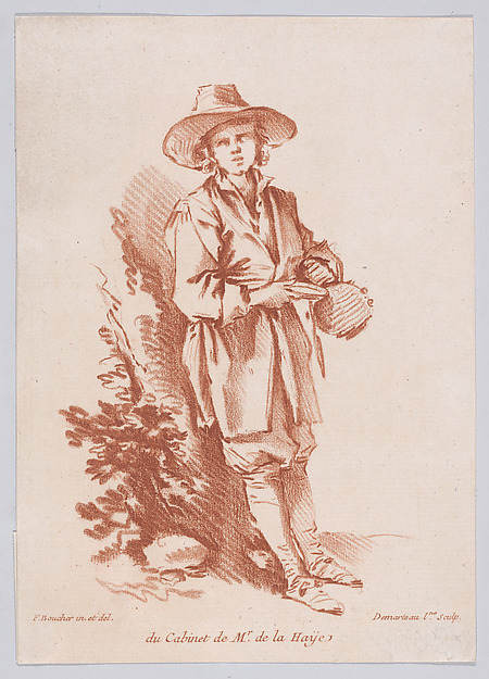 Gilles Demarteau, Petit paysan au tambourin