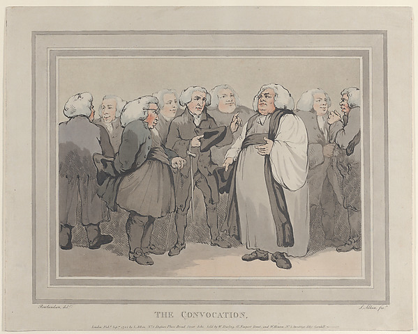Thomas Rowlandson, The Convocation