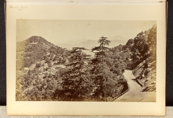 Samuel Bourne, Simla; View From the Church, Looking Towards the Snowy Range