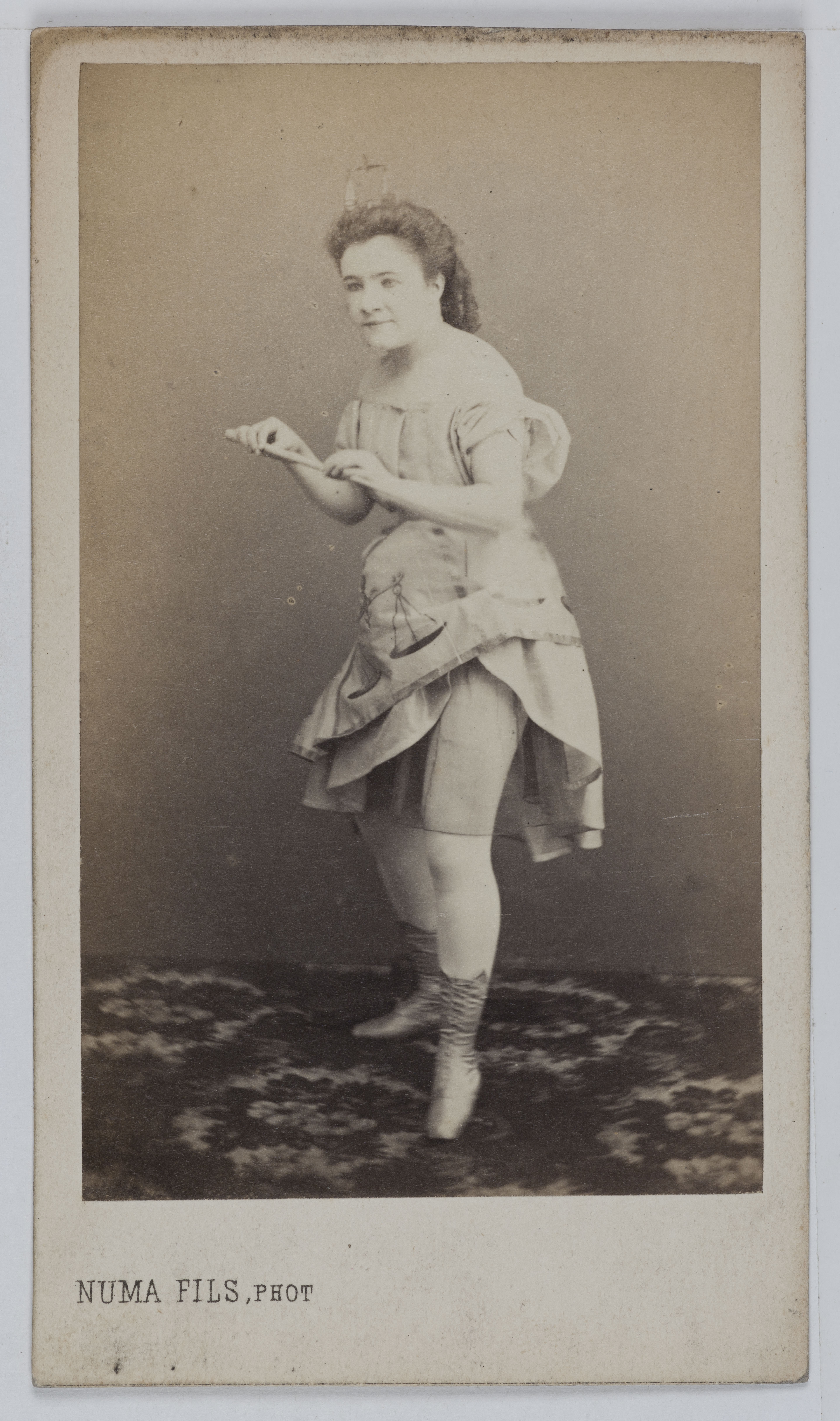 Numa Fils, Portrait de Madame Regnier (-1891?), actrice.