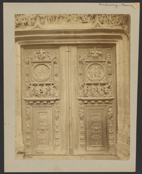 Unknown, [Doors of Church of Saint-Maclou, Rouen]