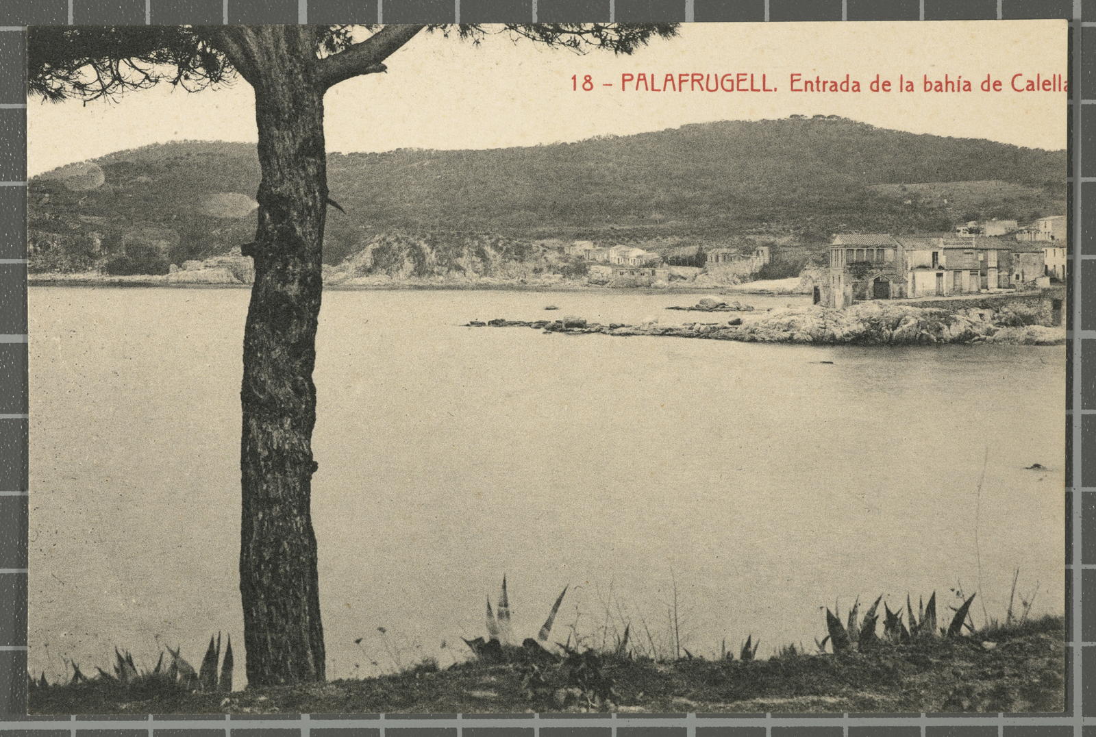 Desconegut, 18 - Palafrugell. Entrada de la bahía de Calella