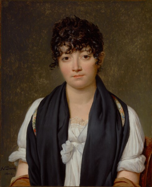 Jacques-Louis David, Portrait of Suzanne Le Peletier de Saint-Fargeau