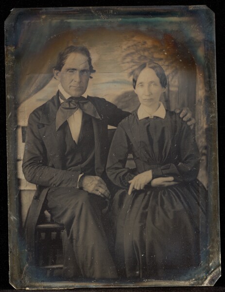 Unknown, [Portrait of a Seated Couple]