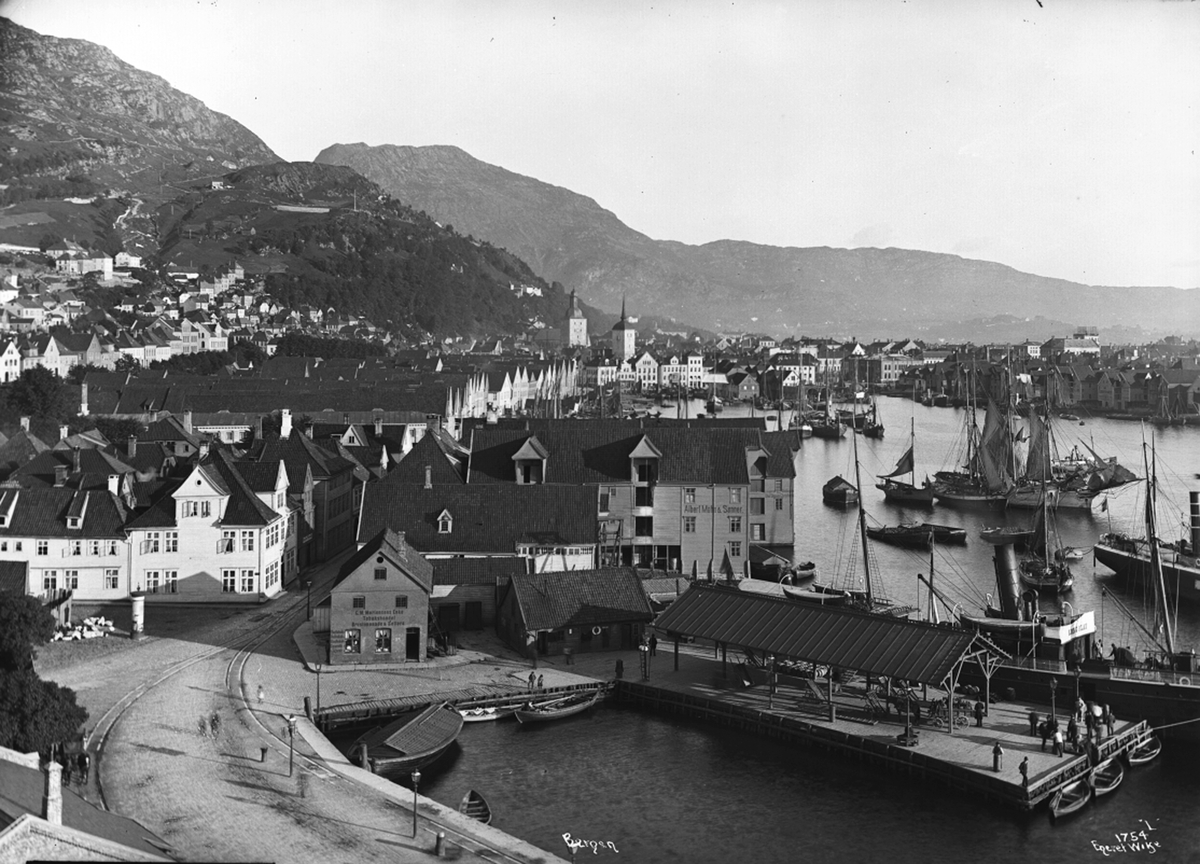 Axel Lindahl, Prot: Bergen fra Walkendorfs Taarn